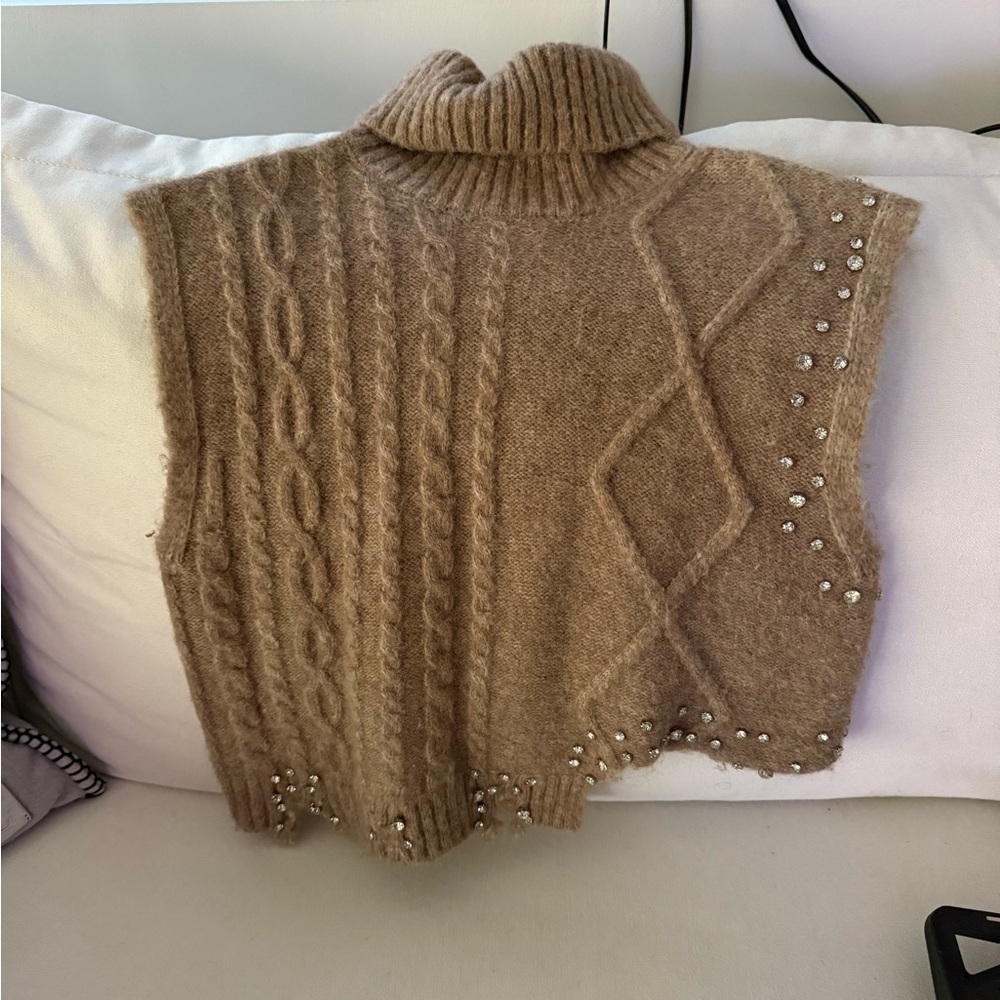 Zara Turtleneck Sweater Vest - Picture 3 of 6
